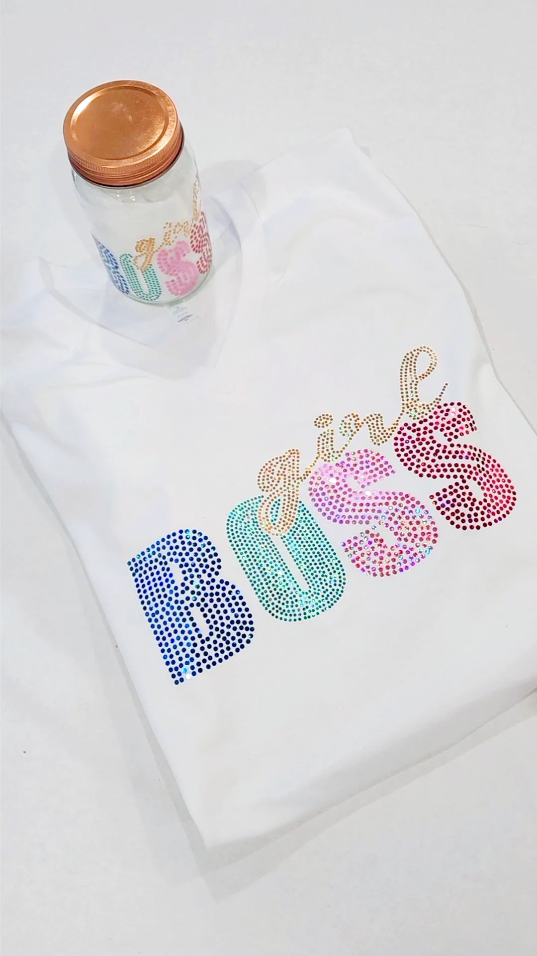 Girl Boss bling shirt